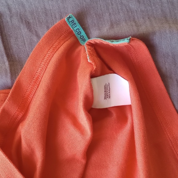 Outdoor Afro x REI Co Op Polo Shirt Size XL Orange Cropped Oversized Gym - Picture 5 of 8